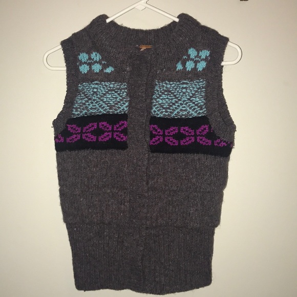 Free People Rare Vintage Vest - Picture 1 of 4